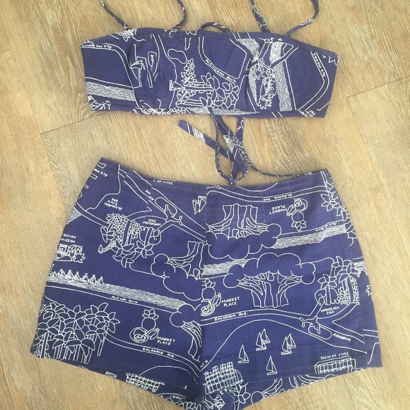 Vintage Hawaiian Matching Set - Picture 1 of 8